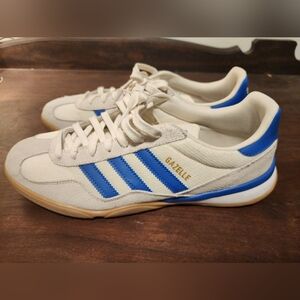 Adidas Gazelle Men's Sneakers - Cream and Blue